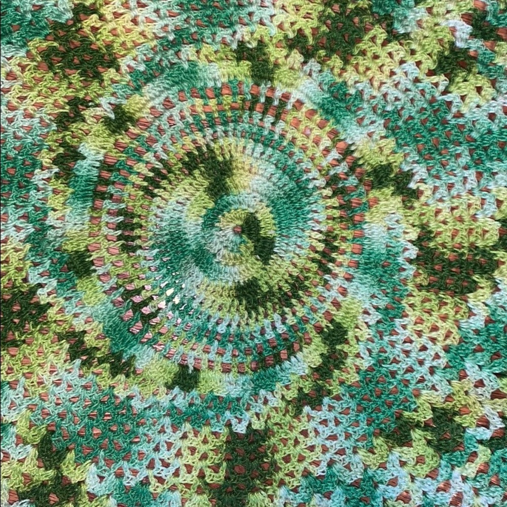 Hand Crocheted Table Cloth - Picture 2 of 5